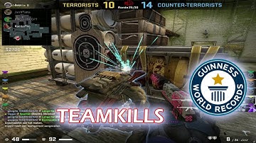 WORLD RECORD TEAMKILLS in CS:GO in 1 video (DEMONETIZED)