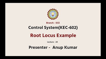 Control Systems | Root Locus Example Part-1| AKTU Digital Education