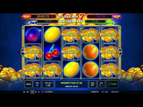 25 Red Hot 7 Clover Link (Greentube) 🍋 Slot Review \u0026 Demo 🌸