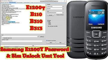 Samsung E1200Y Password Unlock Umt Tool || B110,B310,B313 Password Unlock And Sim Unlock Umt Tool