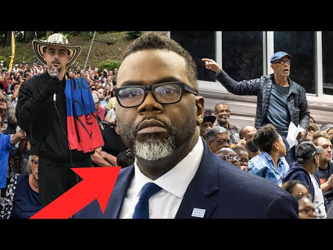 CHICAGO MAYOR BRANDON JOHNSON CAREER IS OVER AS BLACKS AND HISPANICS UNITE AGAINST MIGRANT CRISIS