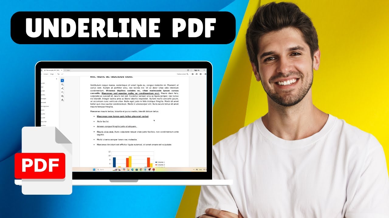 How To Underline in PDF in Laptop (Easy Tutorial) - YouTube