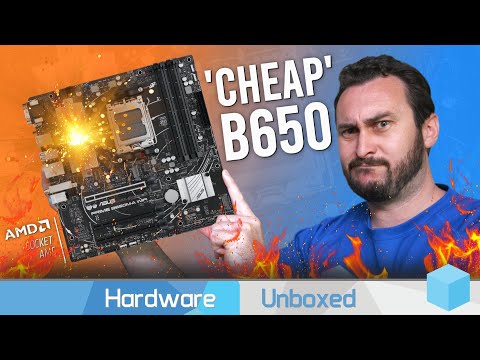 Cheapest AMD B650 Boards Tested, VRM Thermals: 100c+ Temps