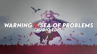 warning x sea of problems - mc orsen, glichery [edit audio] Resimi