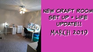 Showing New Craft Room Setup + Life Update!