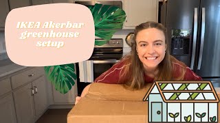 IKEA Akerbar greenhouse setup | Begonia tour
