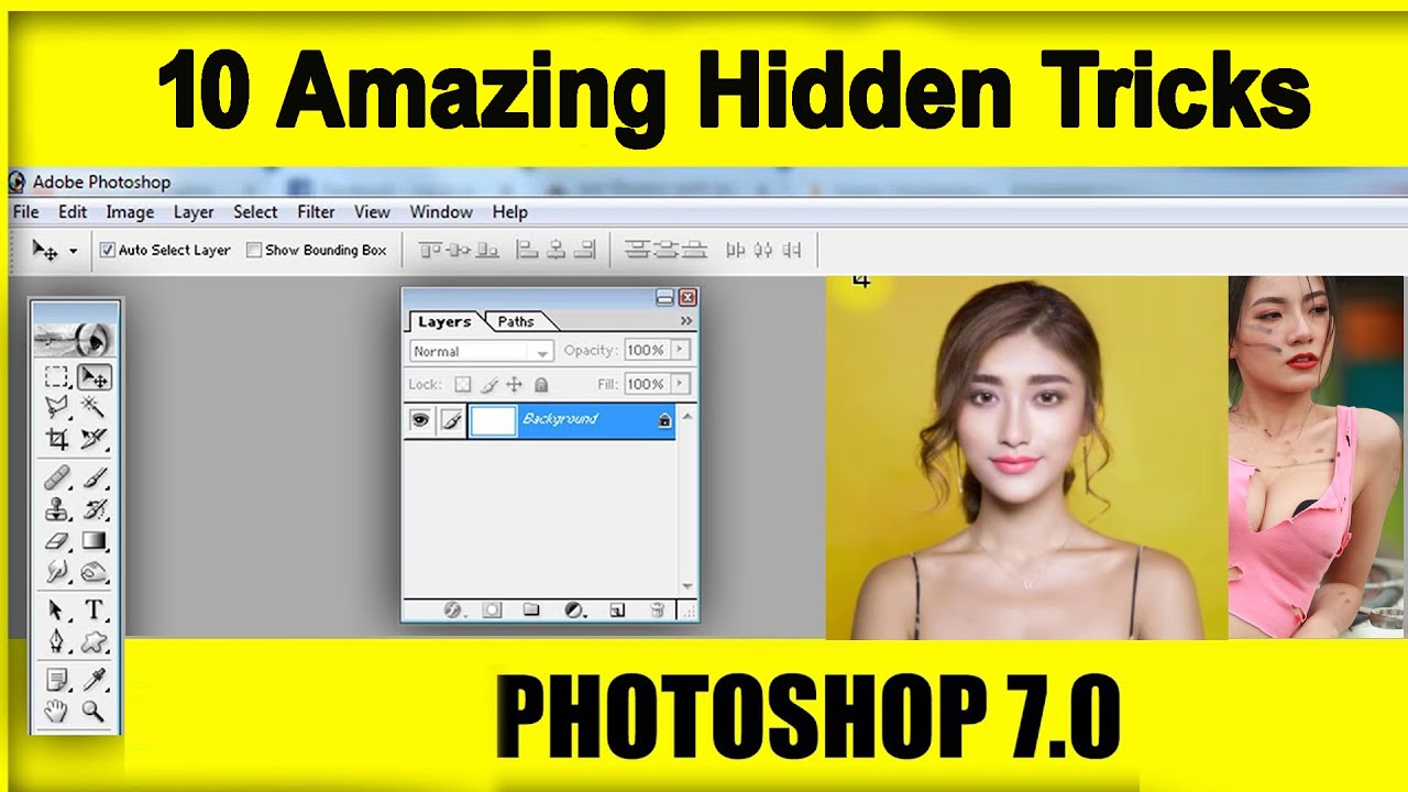 10 Amazing Hidden Tricks in Photoshop 7 0 | Photoshop Tutorials for ...