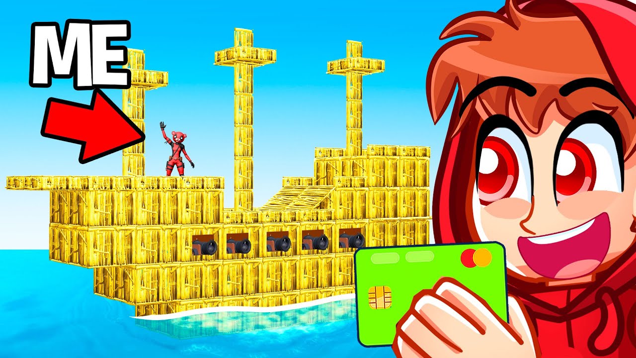 Spending $6,135,724 on My RAFT in Fortnite!