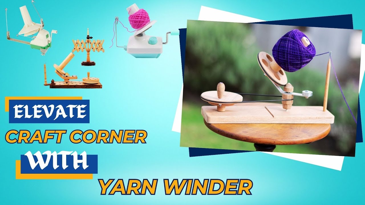 Threading a Yarn Winder from Dazzler's Best 