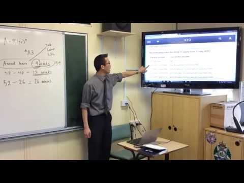 Calculating Income Tax w/ a Spreadsheet (2 of 2: Tax Payable)