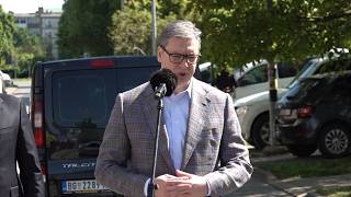 Vučić na otvaranju trening centra za dualno i celoživotno obrazovanje u Pančevu