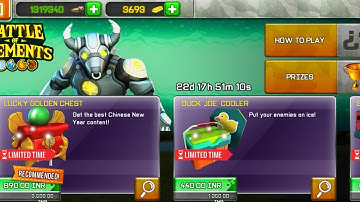 Battle of Elements Event  | Offers | Respawnables