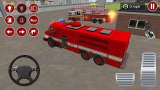 Juegos de Camiones Bomberos - Fire Truck Driving Simulator screenshot 2