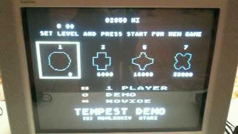 Tempest Demo for the Atari 5200 @ Classic Gaming Expo 2K10