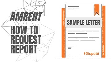 How to Request AmRent Report - iDispute - Online Document Creator & Editor