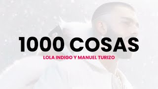 1000COSAS - Lola Indigo y Manuel Turizo (letra)