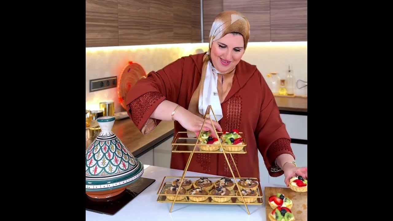 للفطور جبتليك بكريمة وبعجين واحد اقتصاديين ميني تارت من اروع مايكون 