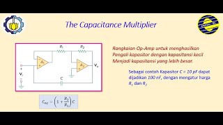 Rangkaian Pengganda Kapasitansi Kapasitor (The Capacitance Multipliers)