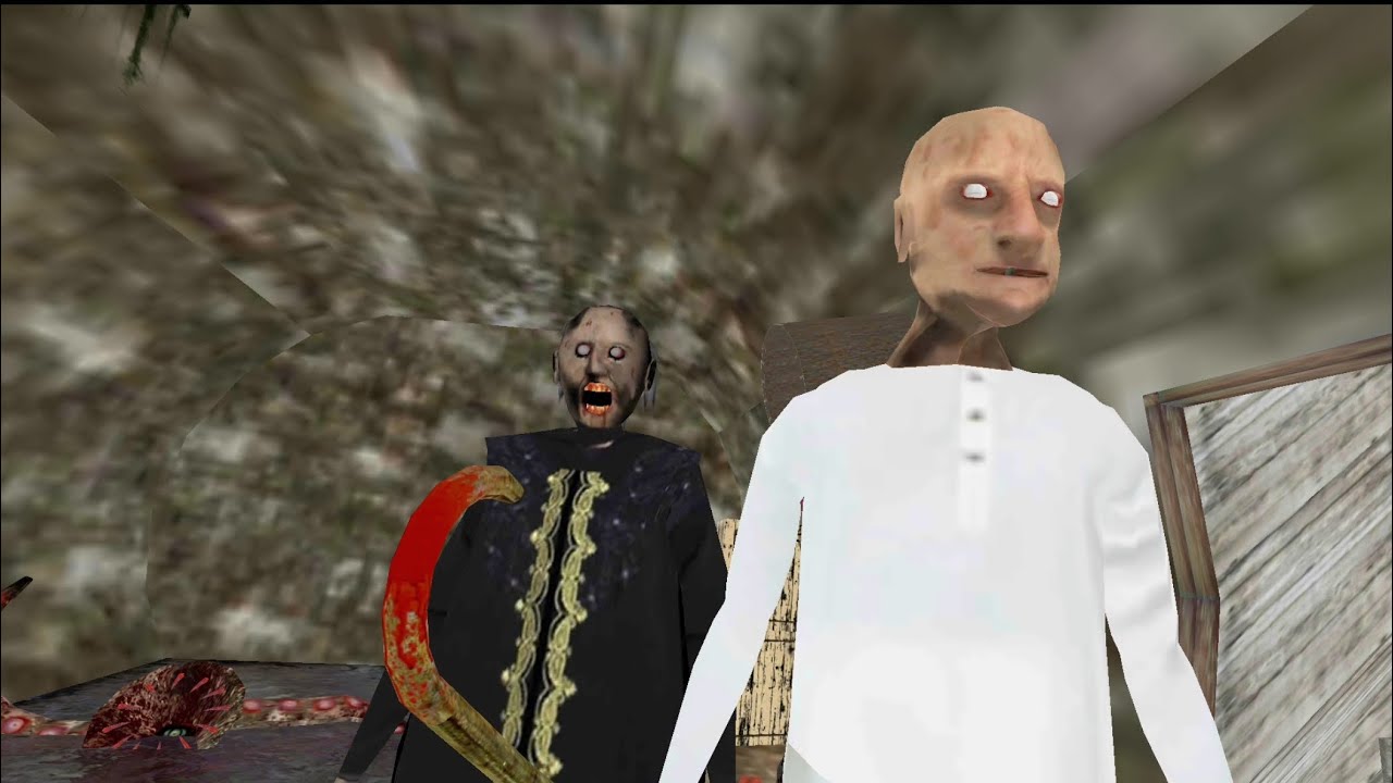 تختيم لعبة جراني و زوجها النسخة العربية الهروب بالقارب granny