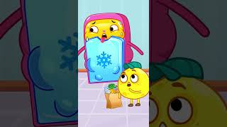 My fridge has a boo boo! Healthy vs unhealthy food song for kids