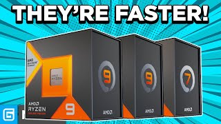 Ryzen 7000X3D Are EVEN FASTER Gaming CPUs!