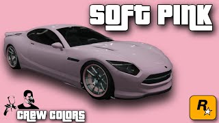 AVOIR UNE COULEUR DE CREW MODDER GTA 5 ONLINE / SOFT PINK screenshot 4