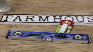 How To Hang A Sign in 3 Easy Steps