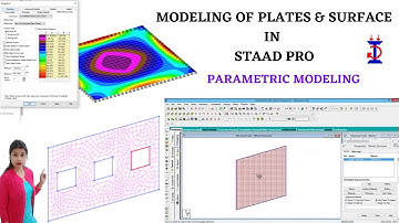 MODELLING OF PLATES , SURFACE AND PARAMETRIC MODELLING IN STAAD| MANISHA YADAV | AMEC CAD SOLUTIONS