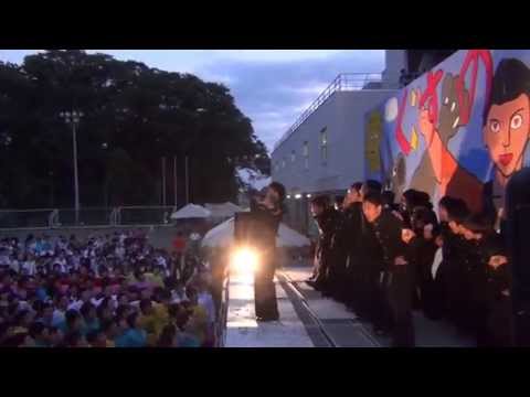 2014川越高校くすのき祭、後夜祭、「校歌」