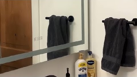 LOAAO 55X36 LED Bathroom Mirror with Lights for Wall, Memory Function, Tempered Glass, ETL Listed