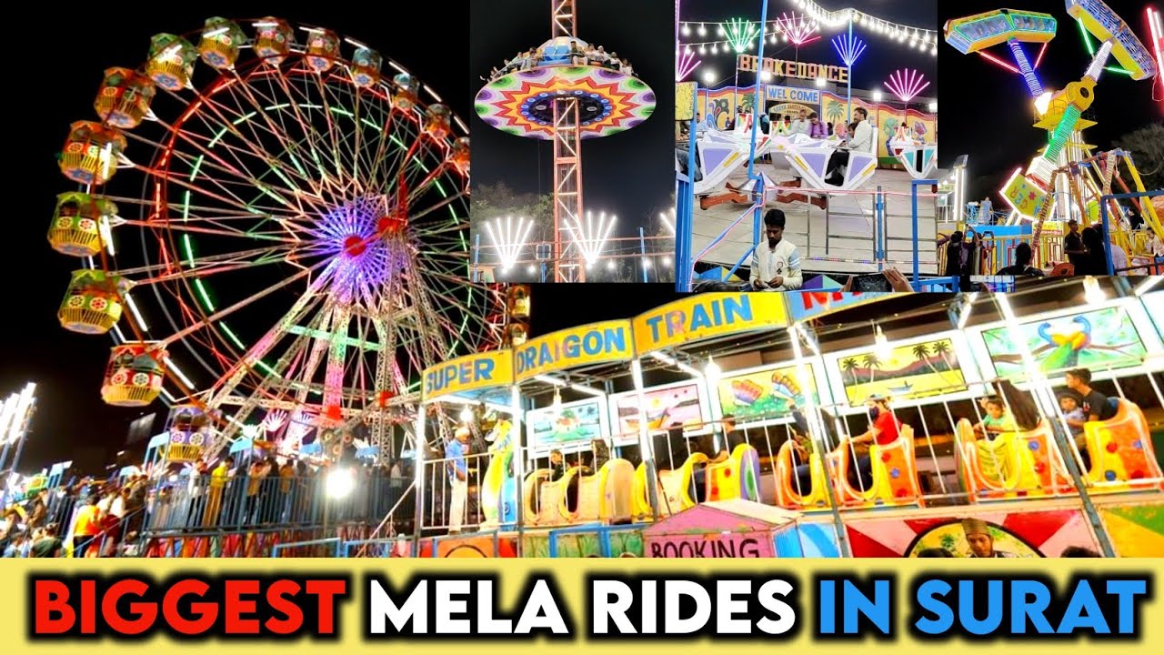Vanita Vishram Mela All Rides||Vanita Vishram Mela 2022||Surat Mela||Mela Rides