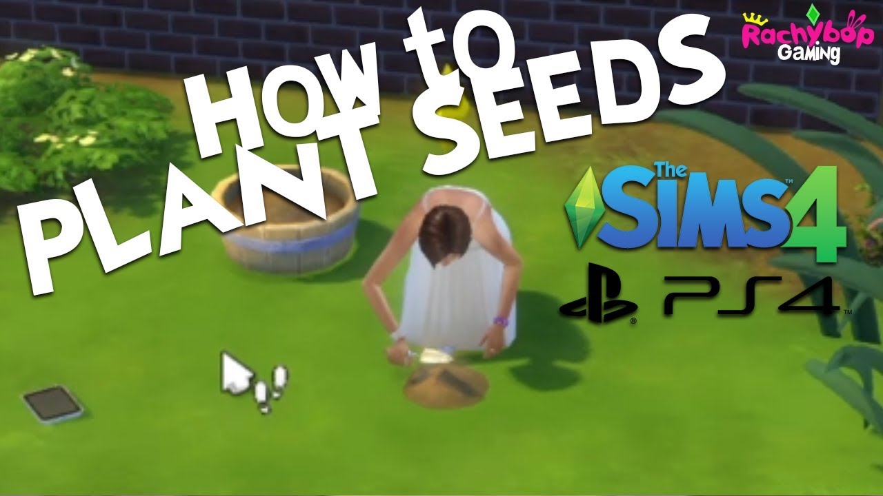 How To Plant Seeds In The Sims 4 On Ps4 Youtube