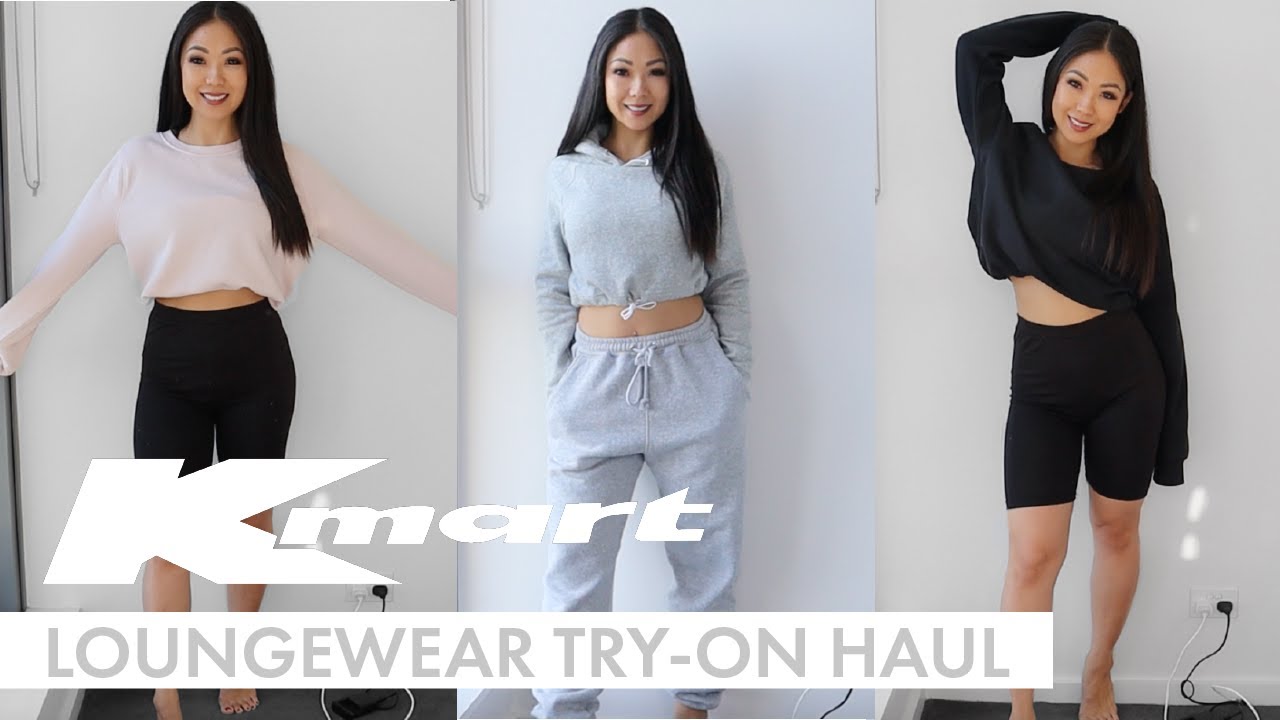 KMART HAUL LOUNGEWEAR | Try On Review 2020 - YouTube