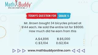 Math Practice Problem Grade 5 Question 273