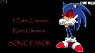 The Miscellaneous Errors & Os Games Part 8 Sonic Error 2 2017