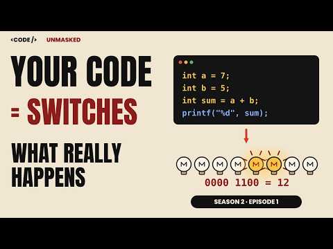 Your First C Program Is Just Numbers to the CPU | What Happens When You Run Code