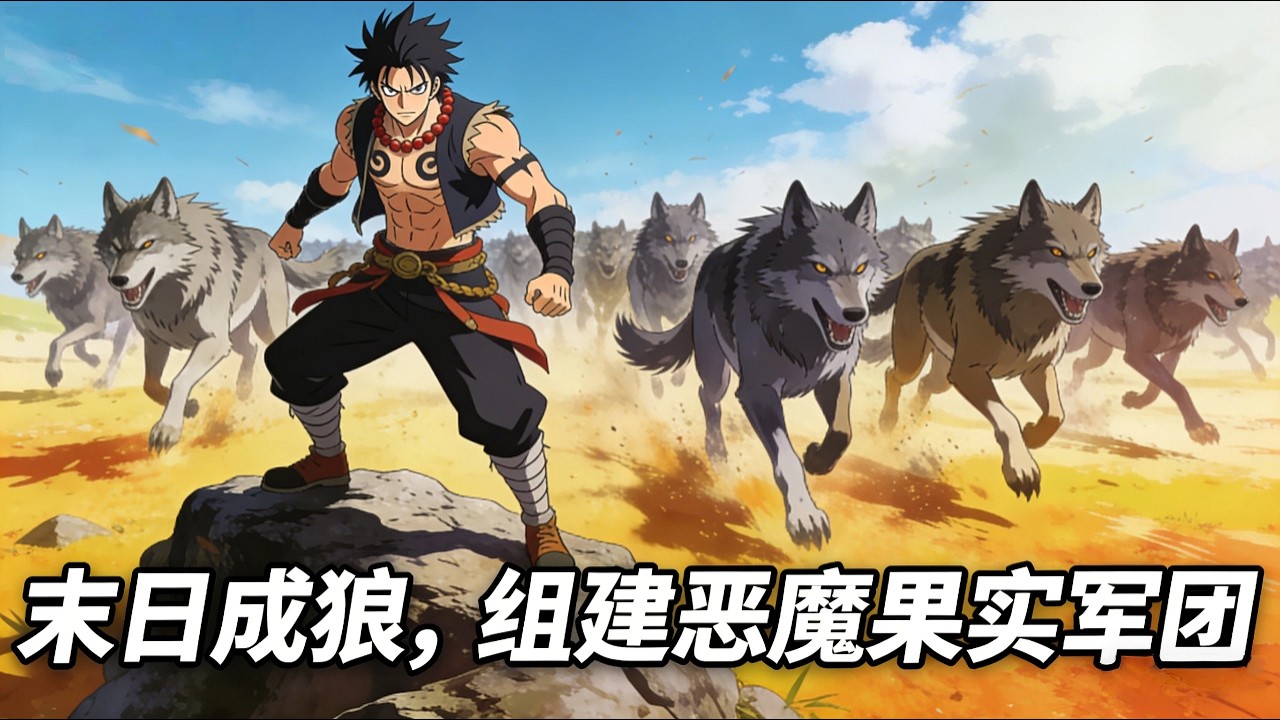 末世穿越狼，组建恶魔果实军团 #穿越 #末世文 #末世求生 #爽文
