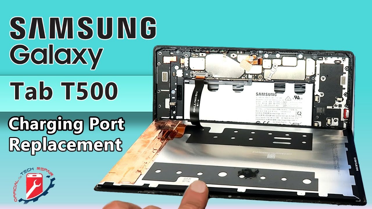Galaxy Tab A7 T500 T505 Faulty Damaged Charging Port Replacement /Lcd
