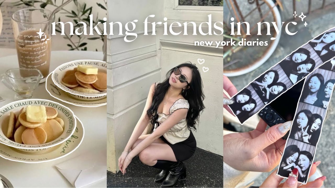 Making friends in NYC 🎀🍡  Becoming an extrovert, social events, exploring the city, etc. 🏙️
