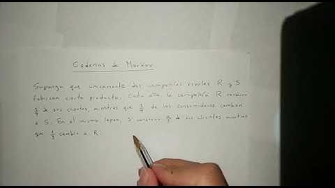 Cadenas de Markov 01