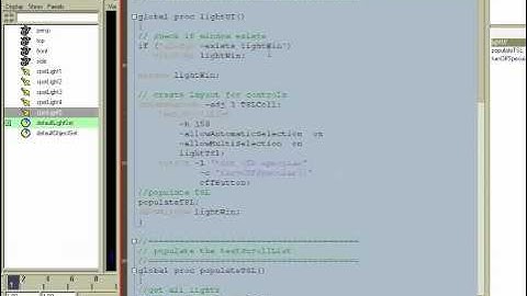 MEL Text Scroll List Control Part 1