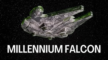Millennium Falcon 3D Printed - Tutorial, Print Settings, Time Lapse, Showcase, Painting