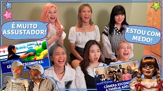 GRUPO DE KPOP REAGE A PEGADINHAS DO SILVIO SANTOS (COM BEAUTY BOX)