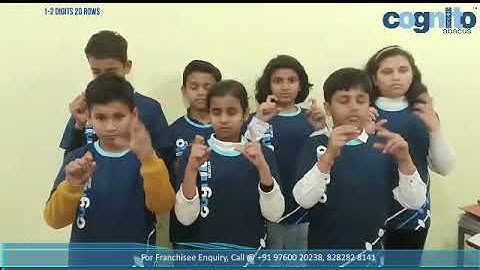 Cognito Abacus Demo Video - 1~2 Digits - 20 Rows