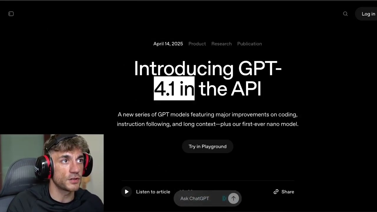 NEW ChatGPT 4.1 Update is HERE! 🤯