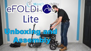eFoldi Lite Unboxing and Assembly - Lightweight Folding Travel Scooter (Afikim)