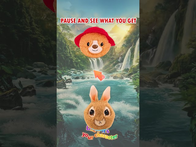 Pause and see who you get - Peter Rabbit & Paddington