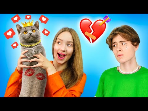 Difficult Choice - Cat or Boyfriend || My Boyfriend Leads a Double Life