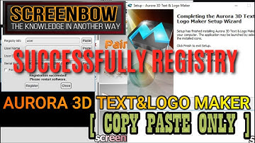 AURORA 3D TEXT & LOGO MAKER  |  Part 1