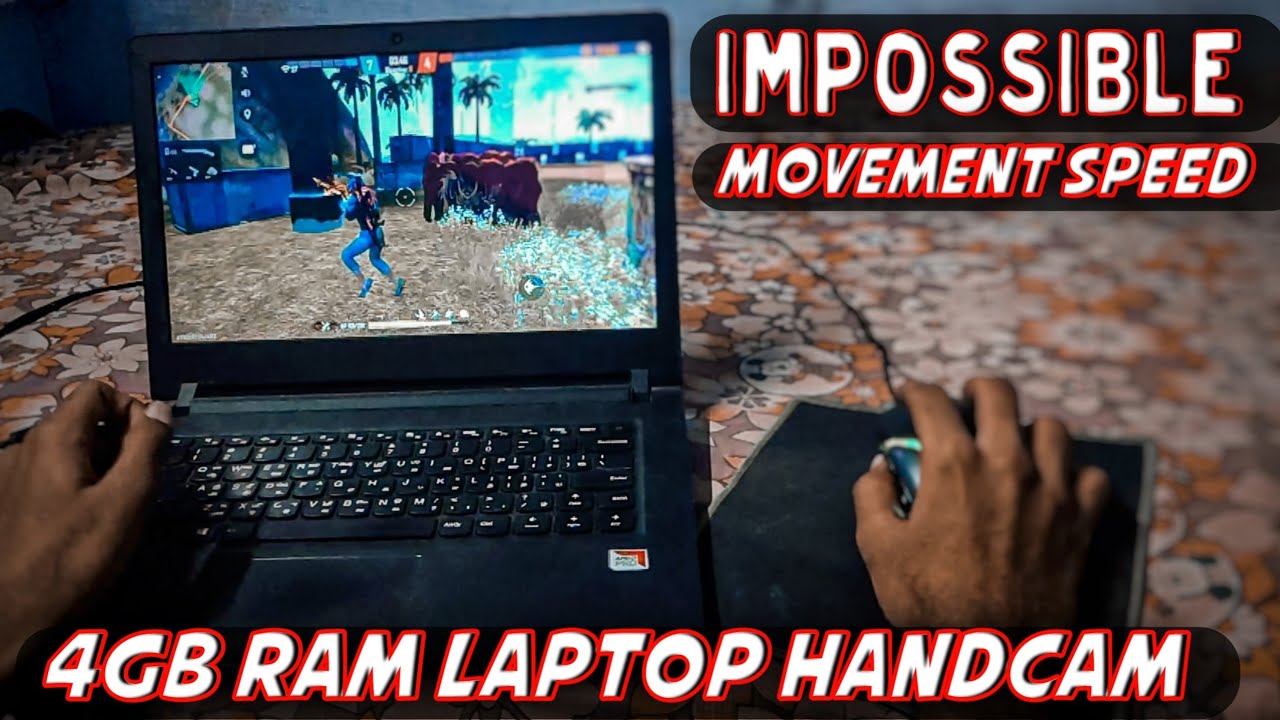 Government Laptop freefire Handcam Gameplay